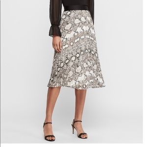 Express Snakeskin Print Skirt - NWT!